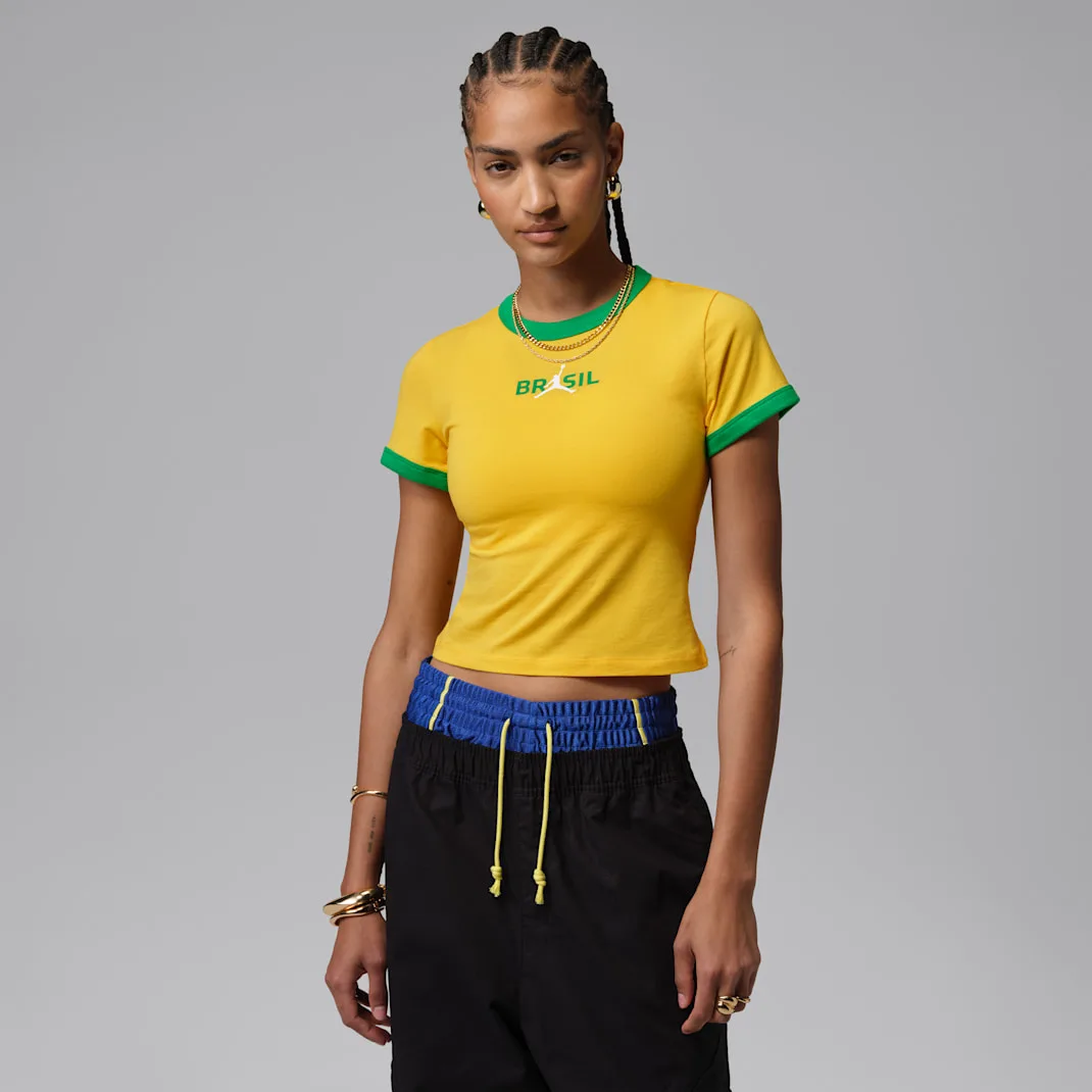 Jordan Women's Graphic Brazil Crewneck Shirt X - Image 6