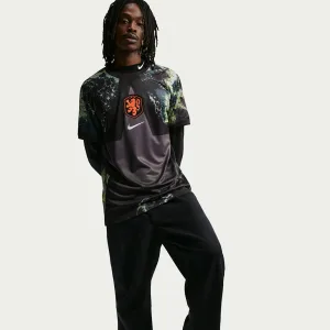 Alternative view of Netherlands 2026 Stadium Goalkeeper Men's Nike Dri-FIT Soccer Replica Short-Sleeve Jersey M