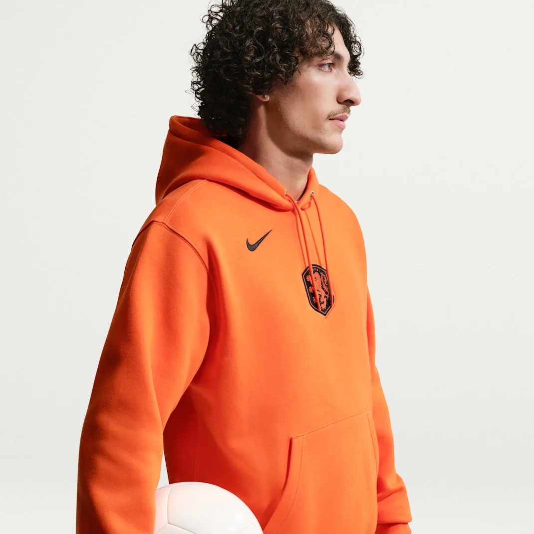 Netherlands Club Men's Nike Soccer Pullover Hoodie - Image 2