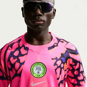 Alternative view of Nigeria 2026 Stadium Goalkeeper Men's Nike Dri-FIT Soccer Replica Short-Sleeve Jersey