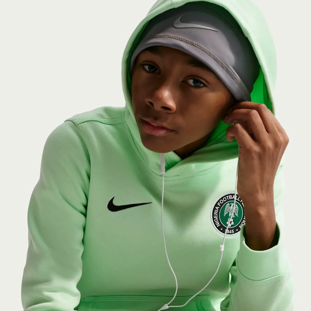 Nigeria Club Big Kids' (Boys') Nike Soccer Pullover Hoodie - Image 5