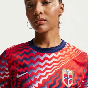 Alternative view of Norway Women's Nike Dri-FIT Soccer Pre-Match Short-Sleeve Top