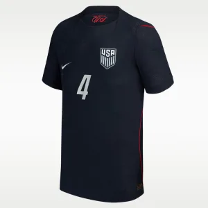 Alternative view of Tyler Adams USMNT 2026 Match Away Big Kids' Nike Dri-FIT ADV Soccer Jersey
