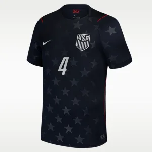 Alternative view of Tyler Adams USMNT 2026 Stadium Away Men's Nike Dri-FIT Soccer Jersey