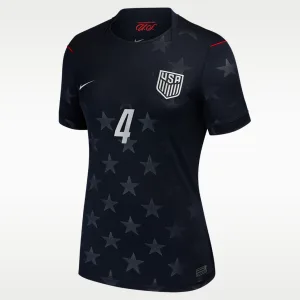 Alternative view of Tyler Adams USMNT 2026 Stadium Away Women's Nike Dri-FIT Soccer Jersey