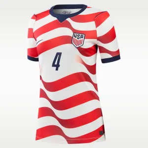 Alternative view of Tyler Adams USMNT 2026 Stadium Home Women's Nike Dri-FIT Soccer Jersey