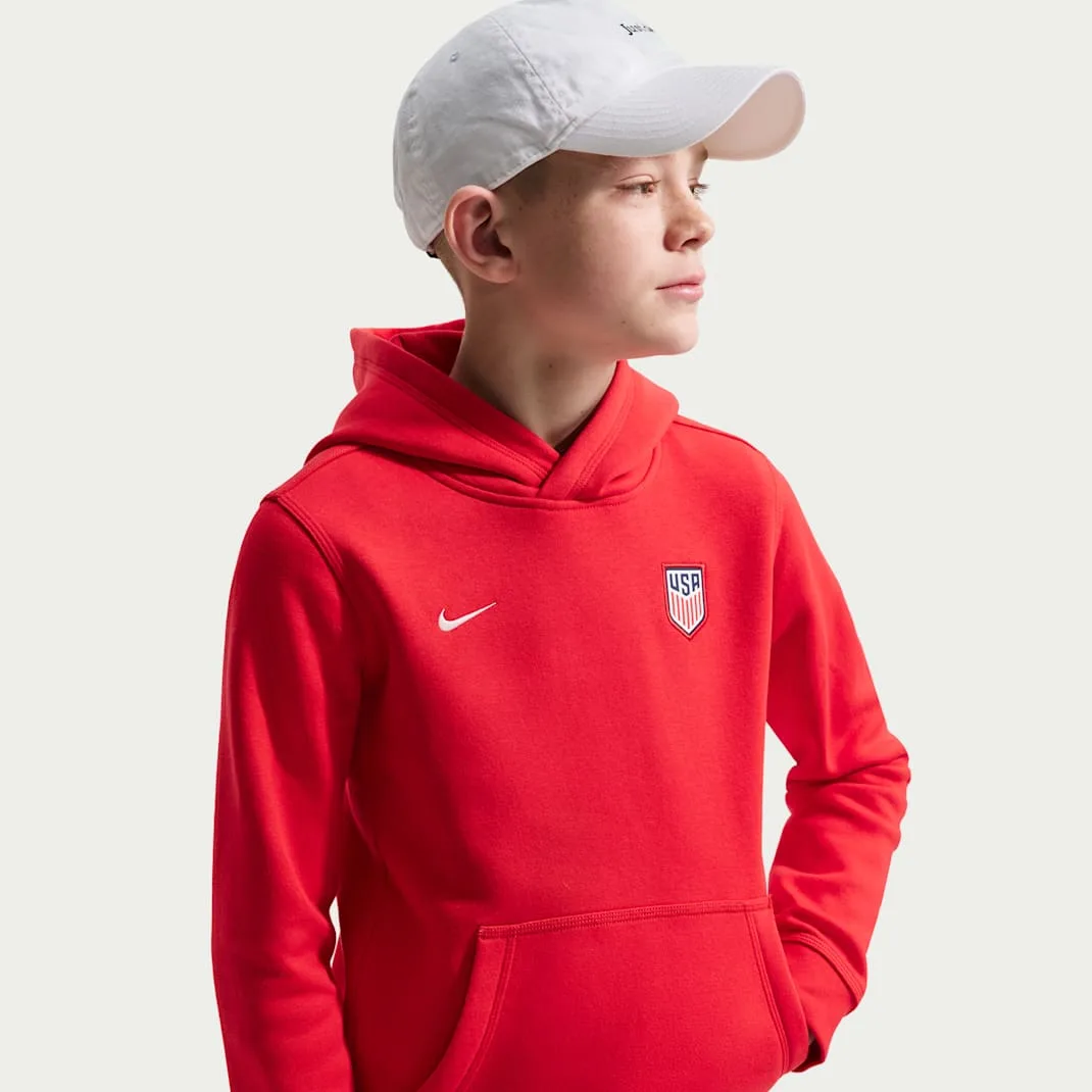 USA Club Big Kids' (Boys') Nike Soccer Pullover Hoodie - Image 6
