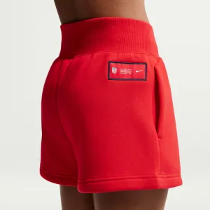 Alternative view of USMNT Phoenix Fleece Women's Nike Soccer High-Waisted Shorts