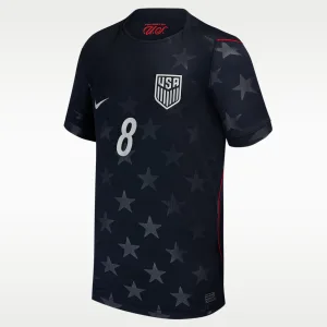 Alternative view of Weston McKennie USMNT 2026 Stadium Away Big Kid' Nike Dri-FIT Soccer Jersey