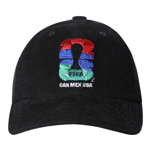 Alternative view of World Cup 2026 Continent Emblem Black Cap
