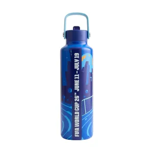 Alternative view of World Cup 2026 Houston Poster Water Bottle