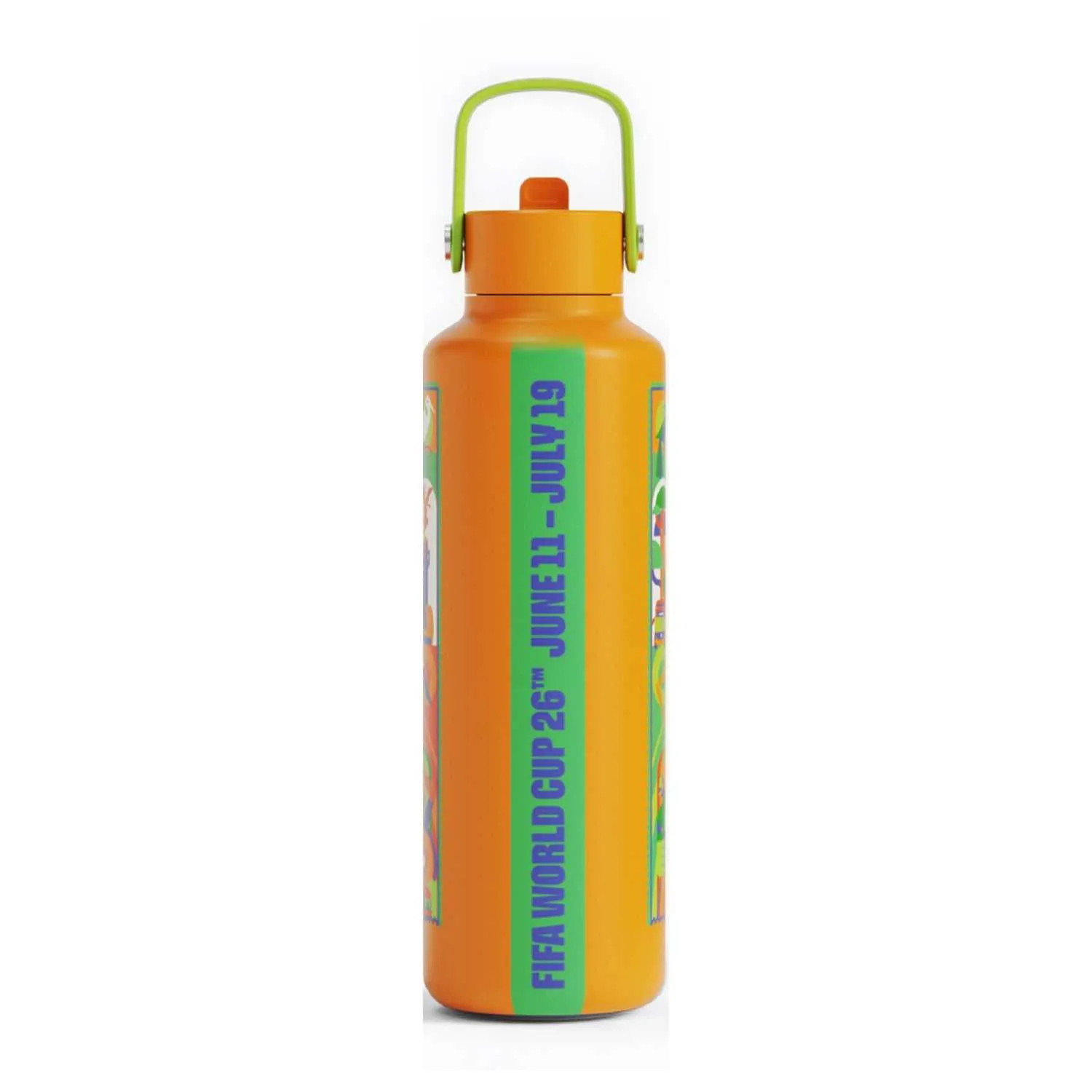 World Cup 2026 Mexico City Poster Water Bottle - Image 2