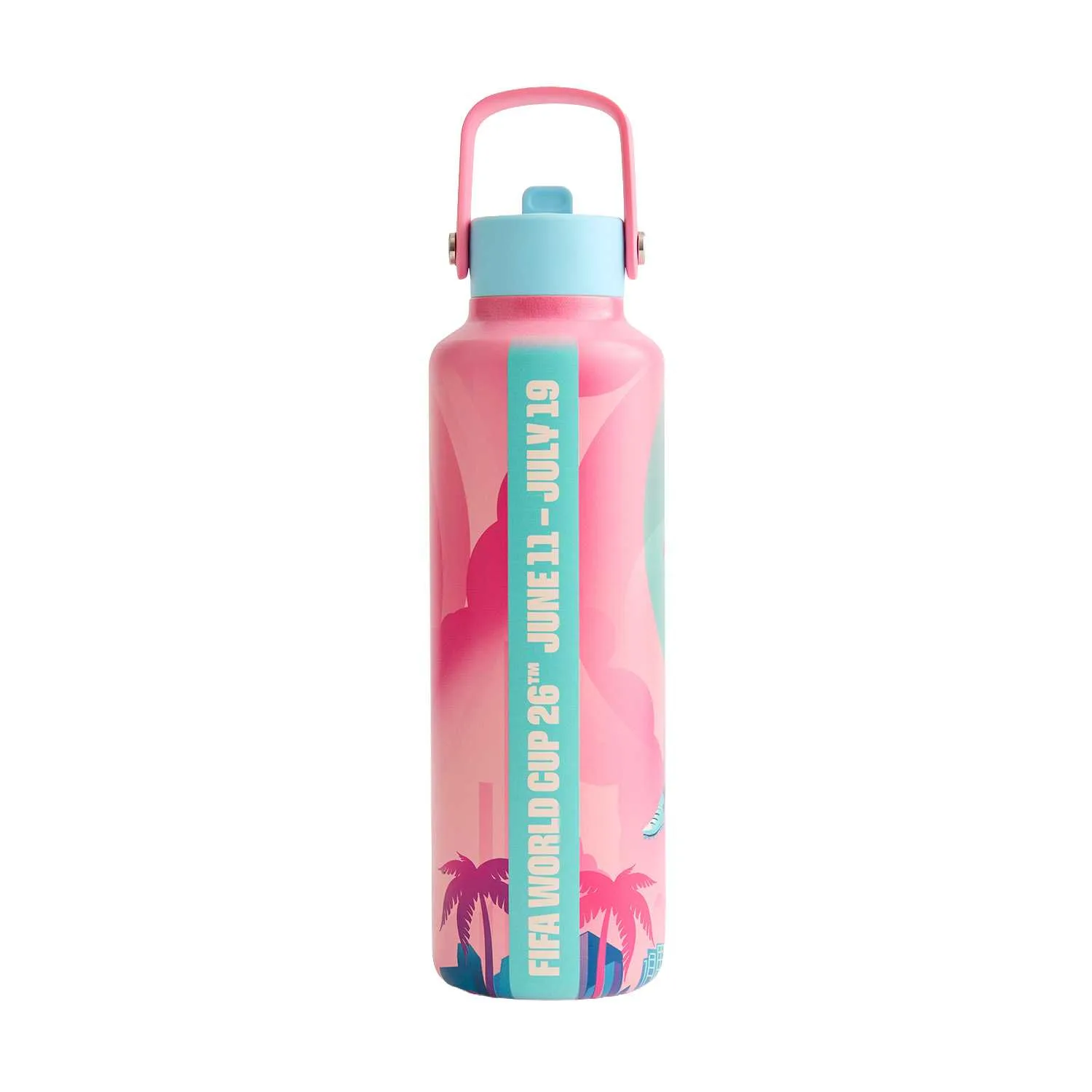 World Cup 2026 Miami Poster Water Bottle - Image 2