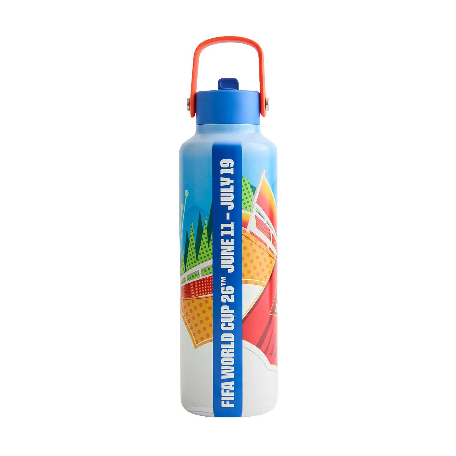 World Cup 2026 San Francisco Bay Area Poster Water Bottle - Image 2